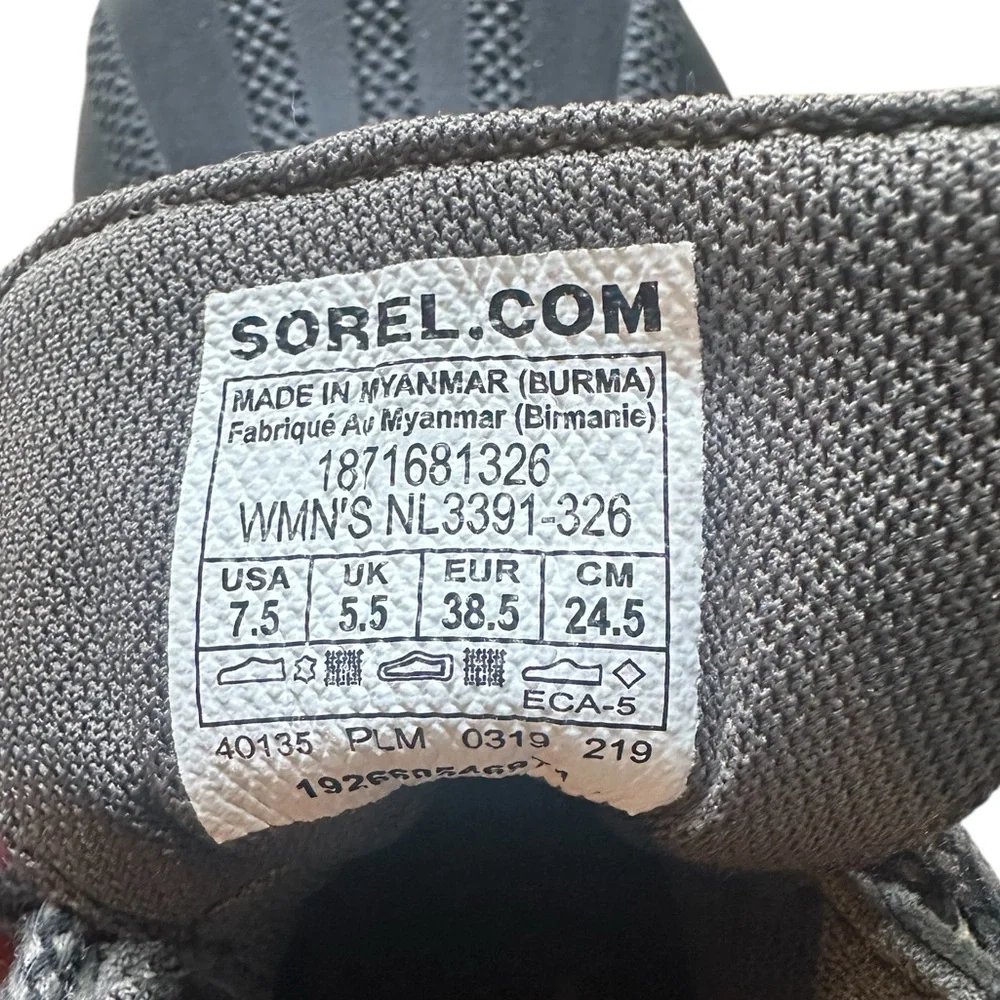 SOREL Out N About Mid Camo Ankle Boots Waterproof Utility Natural Rubber SZ 7.5